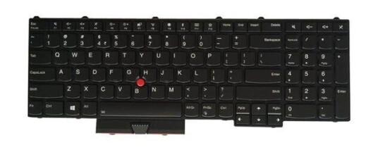 Lenovo Darfon - Brbart tastatur - til utskifting - Indic (indiske sprog) - Svart