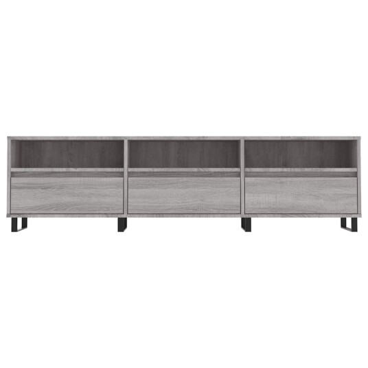 vidaXL TV-benk grå sonoma 150x30x44,5 cm konstruert tre 8720845875336 vidaXL TV-benk grå sonoma 150x30x44,5 cm konstruert tre 8720845875336