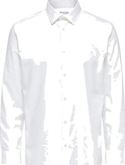 Selected HOMME - Skjorte slhRegethan Shirt LS Classic - Hvit