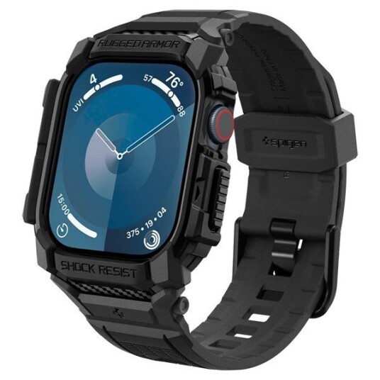 Spigen Rugged Armor Pro matte black Apple Watch 10 42mm Spigen Rugged Armor Pro matte black Apple Watch 10 42mm