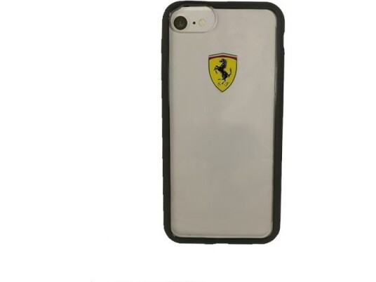 Dėklas Ferrari Hardcase Fehcrfp7bk Iphone 7/8 /Se 2020 / Se 2022 Transparent/Juodas