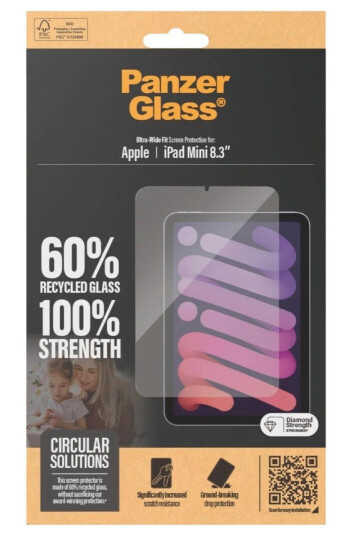 PanzerGlass Ultra-Wide Fit Skjermbeskytter for iPad Mini 8,3" (6. gen)