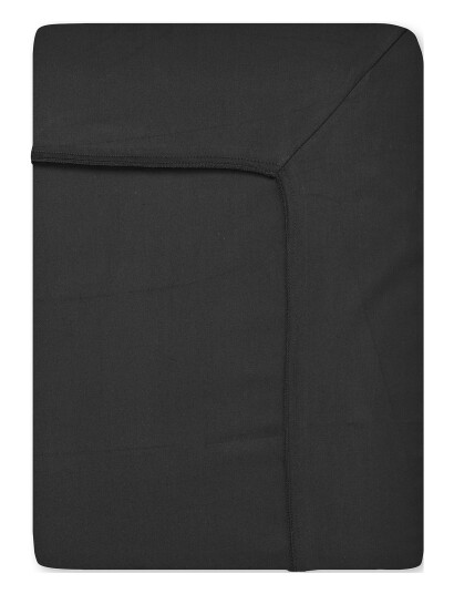 Engholm Textiles Kuvertlagen Satin - Black - 180X200X25CM