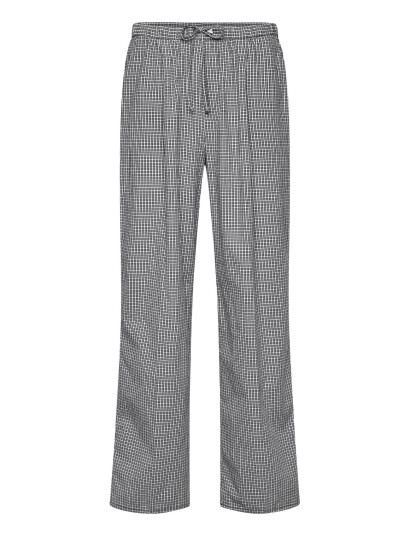 Weekday Loose Checked Trousers - Black - 56 Weekday Loose Checked Trousers - Black - 56