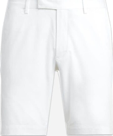 Ralph Lauren Stretch Slim Fit Chino Short - White Hvit 40