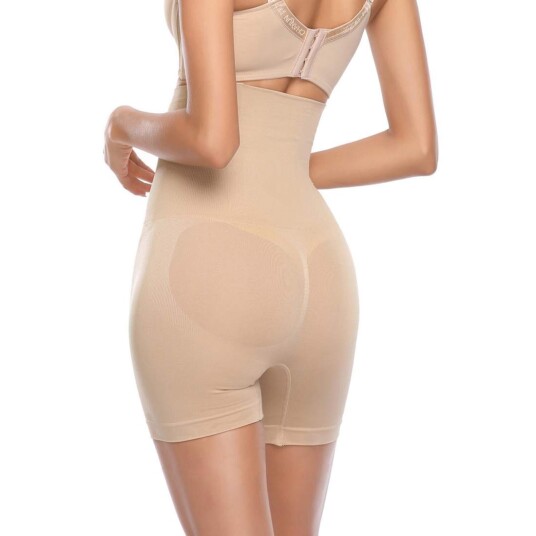B2X Shapewear Shorts Høy Midje Beige B2X Shapewear Shorts Høy Midje Beige