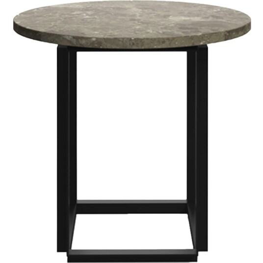 New Works Florence Sidebord 50 cm Grå Marmor / Svart