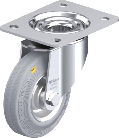 Blickle 387324 Lk-Rd 125R-3-Vli Hjul - Hjuldiameter 125 Mm - Bæreevne (Maks.) 120 Kg - 1 Stk Blickle 387324 Lk-Rd 125R-3-Vli Hjul - Hjuldiameter 125 Mm - Bæreevne (Maks.) 120 Kg - 1 Stk