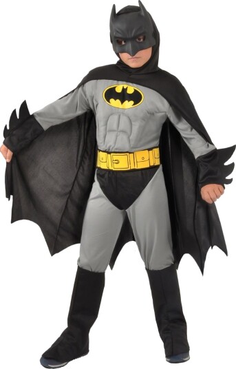 Ciao Srl. Kostymer Batman m. Maske/Frakk Ciao Srl. 3-4 år (98-104) Kostymer Grå Gul Svart 11701.3-4-NC