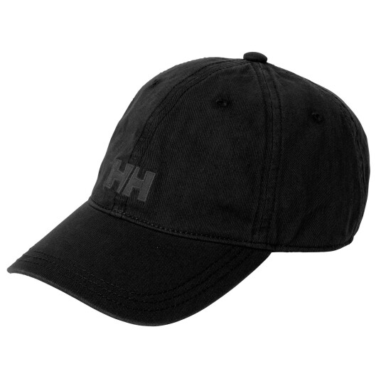 Helly Hansen Unisex Logo Bomull Skyggelue Svart Std MarineblåSTD Helly Hansen Unisex Logo Bomull Skyggelue Svart Std MarineblåSTD