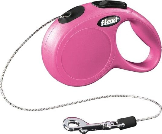 Flexi New Classic Hundebånd Cord 3m XS Rosa - Maks 8 kg Flexi New Classic Hundebånd Cord 3m XS Rosa - Maks 8 kg