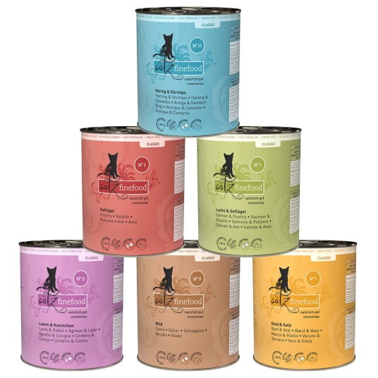 Catz Finefood Bokser 6 X 800 G Mixpakke (6 Sorter) Catz Finefood Bokser 6 X 800 G Mixpakke (6 Sorter)