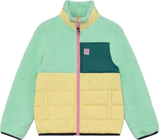 Color Kids Fleece Jacket W. Quilt Multi/patterned 122