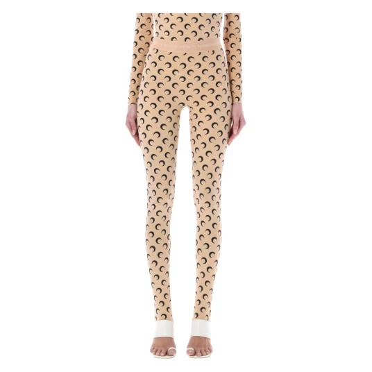 Marine Serre, Dame, Bukser, Beige, S,