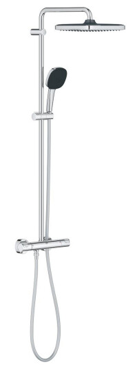 Grohe Vitalio Comfort Dusjsystem Ø250 mm, Med termostat, Krom
