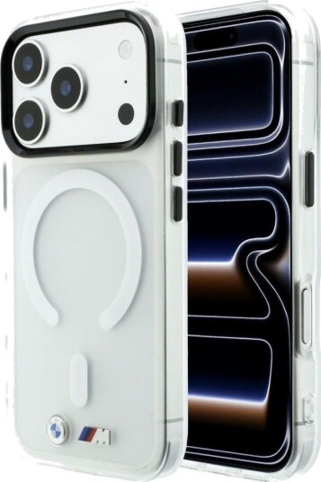 BMW M IML MagSafe-etui til iPhone 18 Pro / 17 Pro – Gjennomsiktig med metall-logo