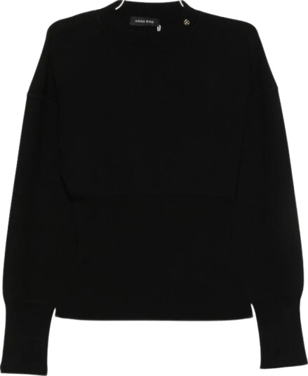 Anine Bing Dame Strikkevarer Svart S,