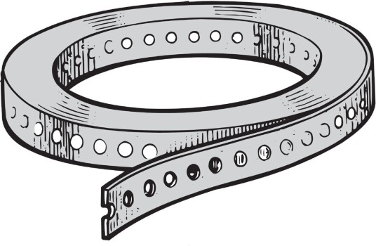 Essve 396660201 Båndjern 25 X 1 mm, Ø 4,4 mm Lengde: 10 m