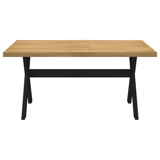 Spisebord NOAIN X-formede ben 160x90x75 cm heltre furu 8721158503251