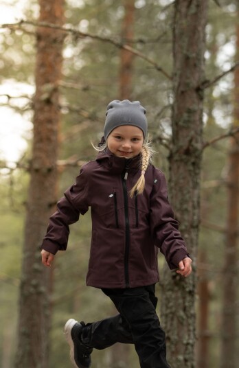 Lindberg Nordvind Skalljakke Plum 120 Lindberg Nordvind Skalljakke Plum 120
