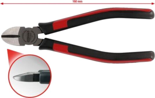 Ks Tools 115.2231 Avbitertang 16 cm Stål Svart/Rød