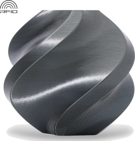Bambu Lab Pla Silk+ Titan Gray