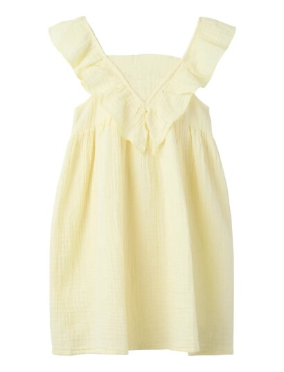 Name It Nmffuslin Capsl Dress Yellow 110