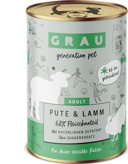 Grau Våtfôr Kornfri Gourmetgryte & Kalkun Lam 6 X 400 G Grau Våtfôr Kornfri Gourmetgryte & Kalkun Lam 6 X 400 G