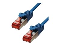 ProXtend - Koblingskabel - RJ-45 (hann) til RJ-45 (hann) - 15 m - 5.8 mm - foliebelagt uskjermet tvinnet kabelpar (F/UTP) - CAT 6 - halogenfri, uten hindringer, flertrådet - blå