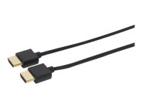 MicroConnect HDMI-kabel 3m med Ethernet - Dolby TrueHD, 4K 60Hz - Svart