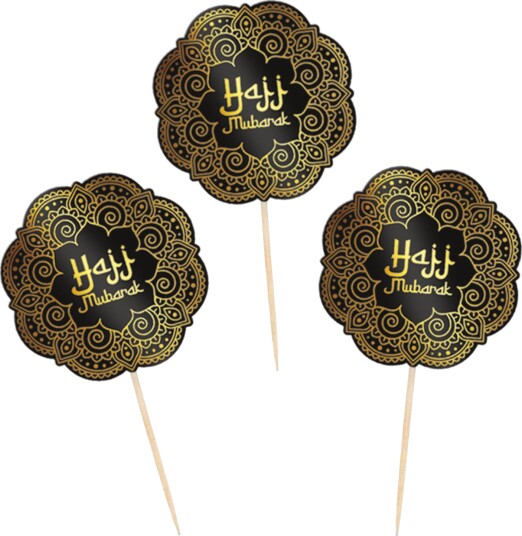 Partypicks Hajj Mubarak   12 pakning