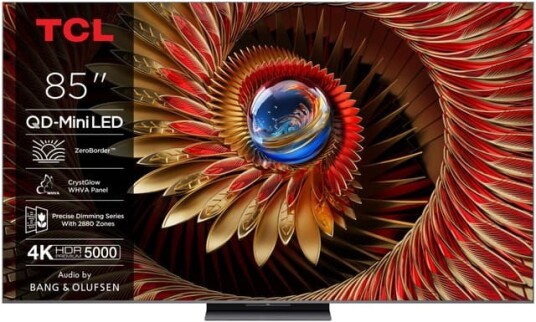TCL 85" C8K 4K Mini-LED Smart TV med Google TV og Dolby Atmos TCL 85" C8K 4K Mini-LED Smart TV med Google TV og Dolby Atmos