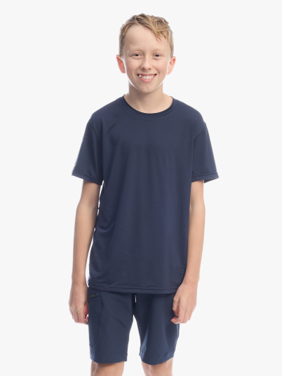 Twentyfour & T-skjorte Junior Blå 128