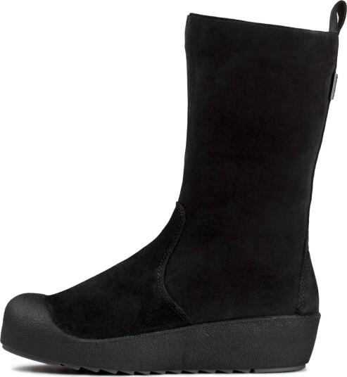 Pomar Women's Utu Gore Tex Winter Boot Black Suede/waxy (fur L) Curling 38