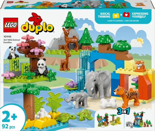 LEGO DUPLO Town 10446 3-i-1 Villdyrfamilier LEGO DUPLO Town 10446 3-i-1 Villdyrfamilier