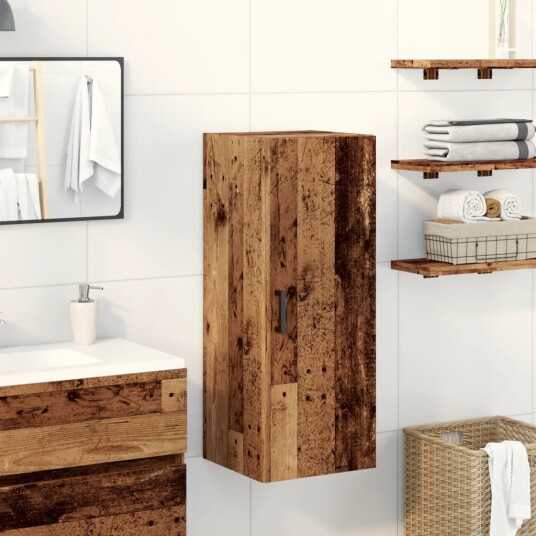 Veggskap gammelt tre 34,5x34x90 cm konstruert tre 8721158445759 Veggskap gammelt tre 34,5x34x90 cm konstruert tre 8721158445759