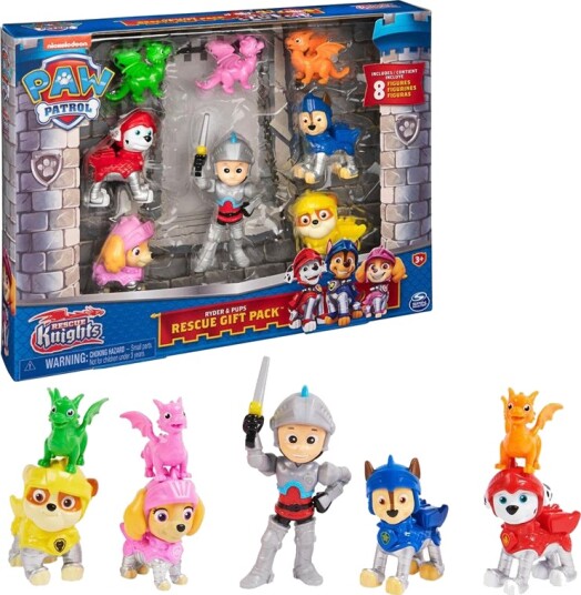 Figurer Paw Patrol Knights gavesett