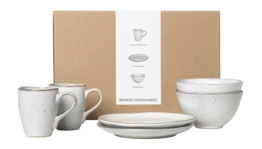 Broste Copenhagen Nordic Sand frokostsett 6 deler Broste Copenhagen Nordic Sand frokostsett 6 deler