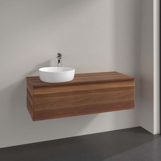 Villeroy & Boch Antao Servantskap med 1 skuff 120x50x36 cm u/lys Valnøtt