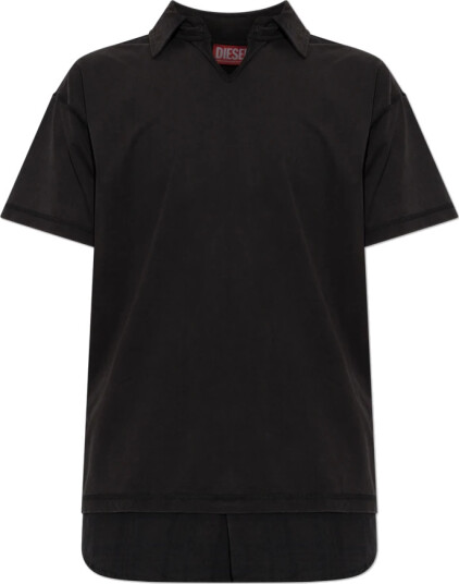 Diesel Herre Topper Svart 2XL,