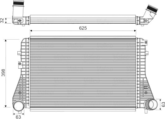 Intercooler VALEO 818674