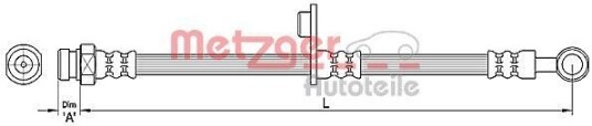 Bremseslange METZGER 4110265