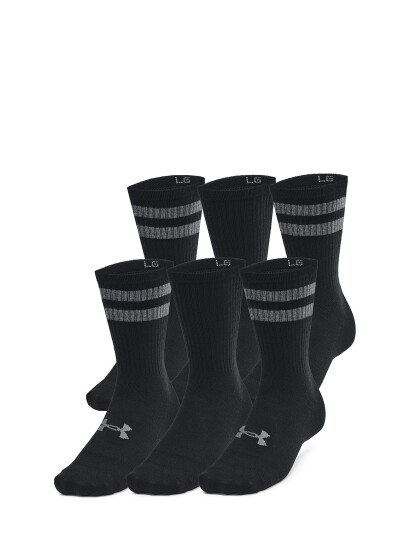 Under Armour Ua Essential 6Pk Crew - Black - S