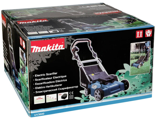 Makita UV3600 plenlufter / vertikalskj??rer (1800W) Makita UV3600 plenlufter / vertikalskj??rer (1800W)