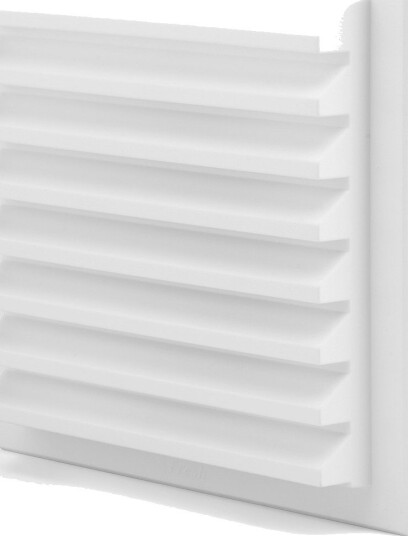 Ventilrist Fresh Utvendig Plast Hvit, 180x180 mm
