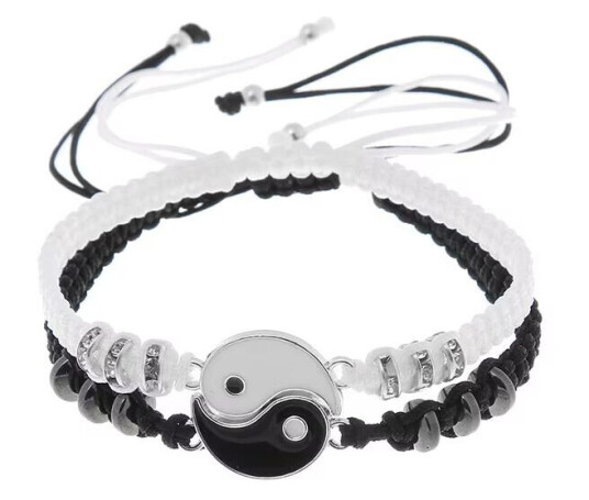 INF Yin Yang anheng halskjeder armbånd sett Sølv INF Yin Yang anheng halskjeder armbånd sett Sølv