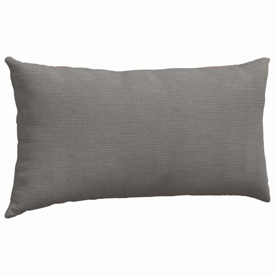 Sofaputer 2 pcs Lysegrå 80 x 40 cm Corduroy stoff