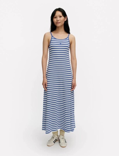Marimekko Laulaa Tasaraita Unikko Blue XS