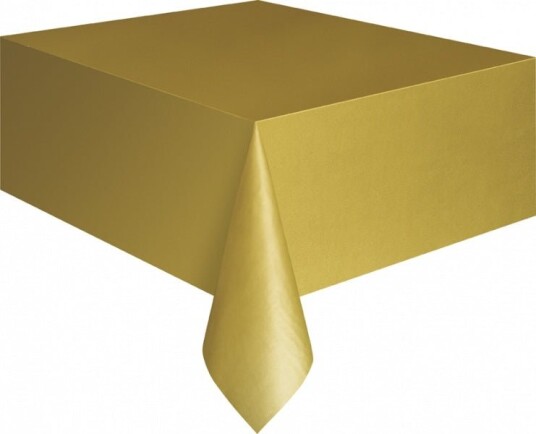 Gullfarget Plastduk 130 x 270cm Gullfarget Plastduk 130 x 270cm