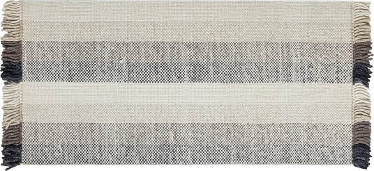 Emirler Ullteppe 80x150 cm - Svart/hvit